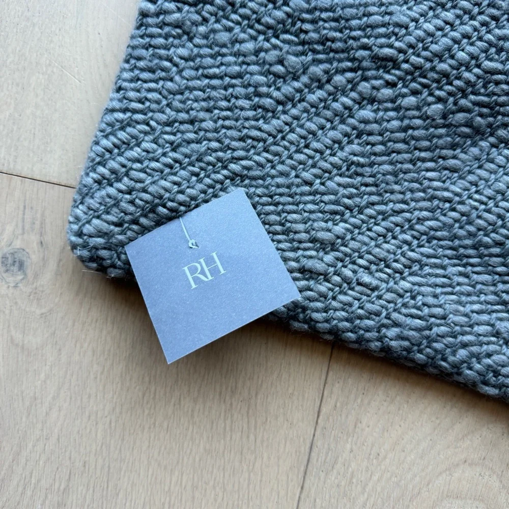 Restoration Hardware Gray Accent Pillow